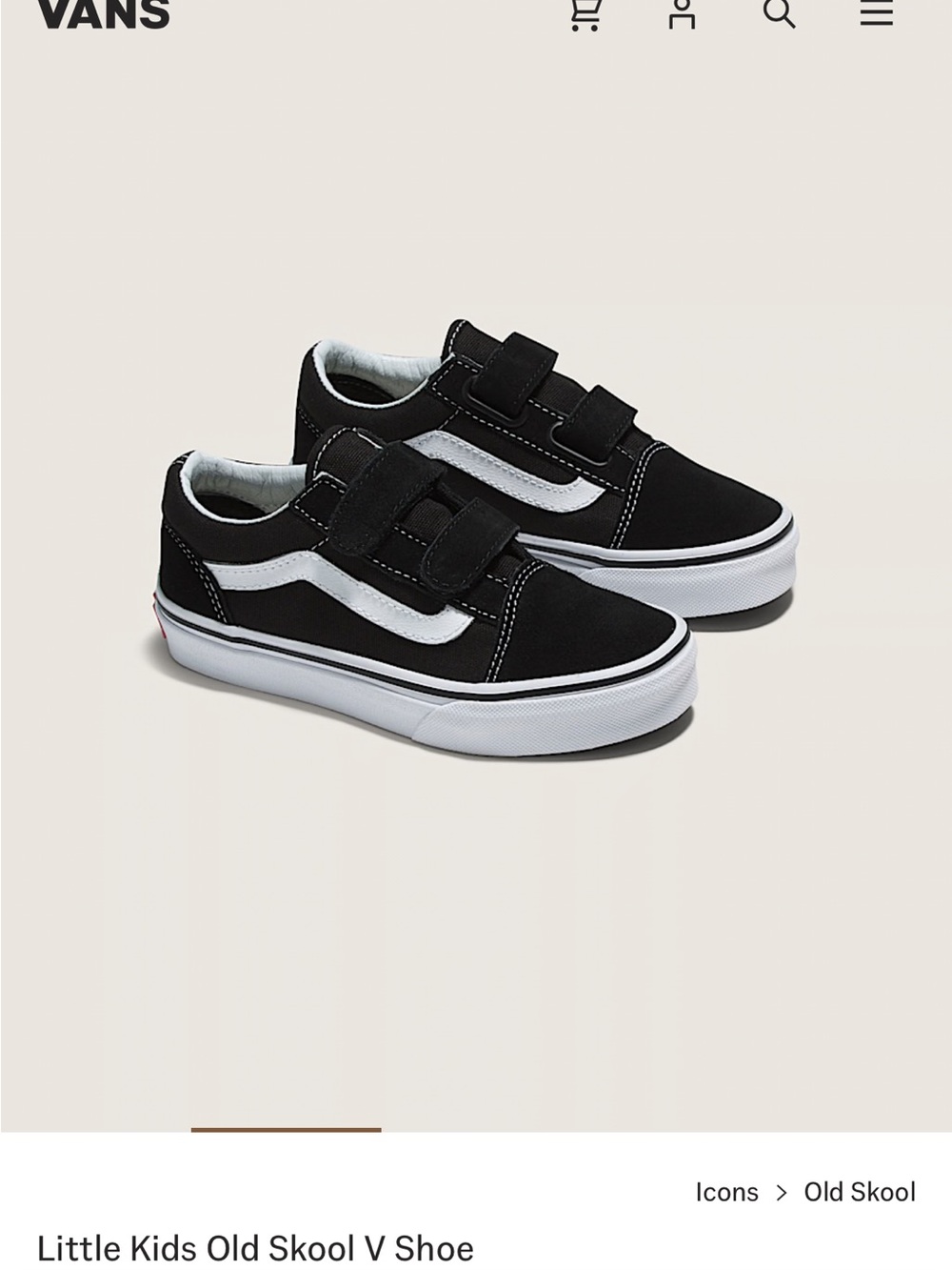 Old school Velcro vans boys